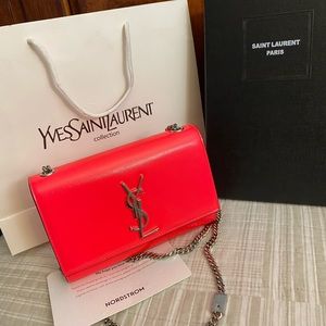 YSL small Kate embossed leather crossbody bag